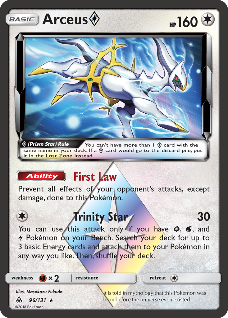 Arceus (96/131) (Prism Star) [Sun & Moon: Forbidden Light] - Comfy Hobbies