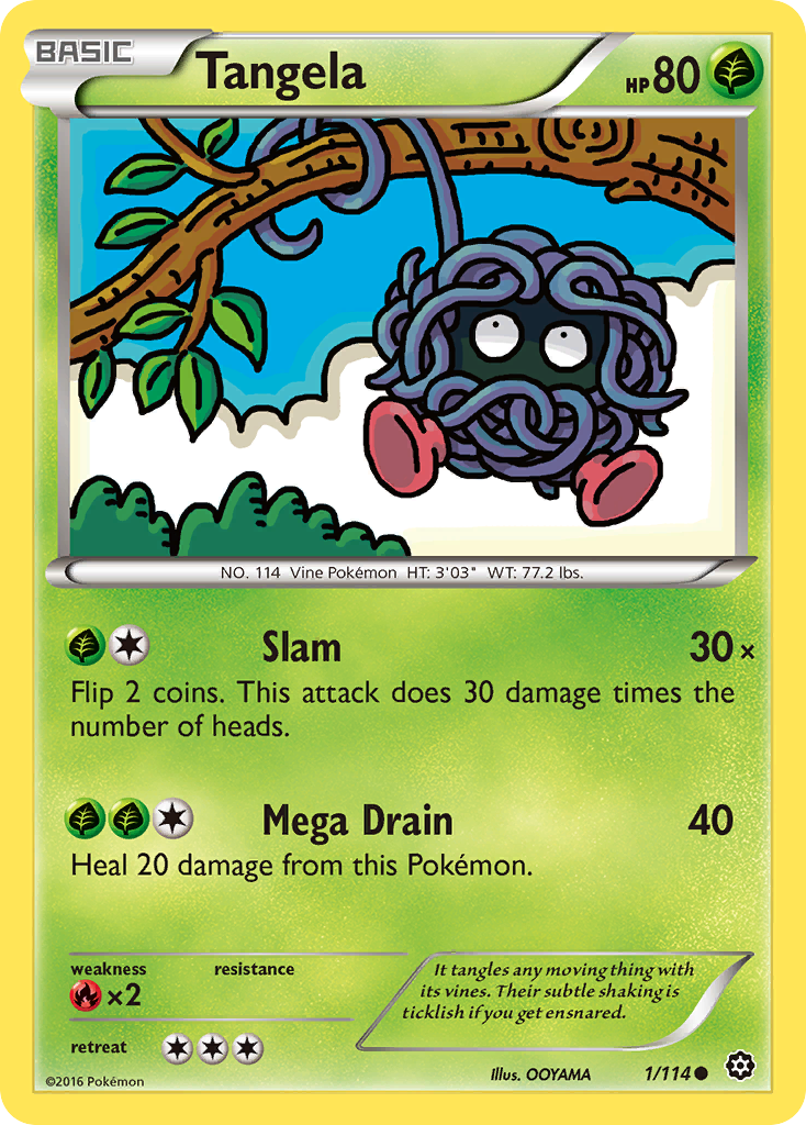 Tangela (1/114) [XY: Steam Siege] - Comfy Hobbies