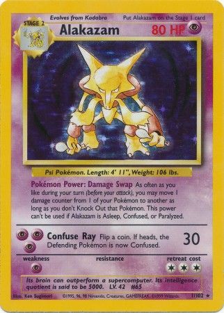 Alakazam (1/102) [Base Set Unlimited] - Comfy Hobbies