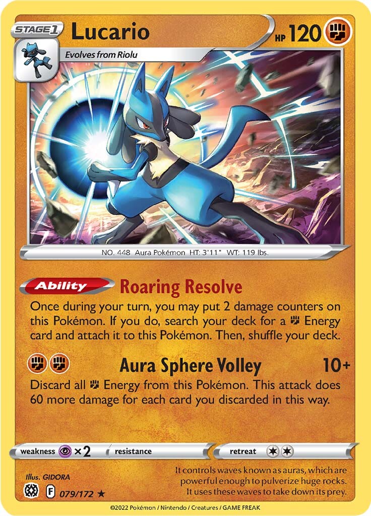 Lucario (079/172) [Sword & Shield: Brilliant Stars] - Comfy Hobbies