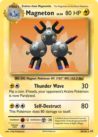 Magneton (38/108) [XY: Evolutions] - Comfy Hobbies