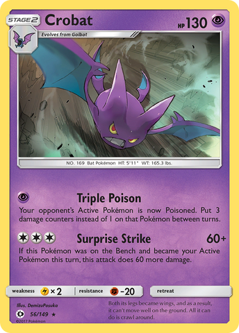 Crobat (56/149) [Sun & Moon: Base Set] - Comfy Hobbies