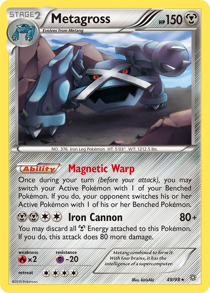 Metagross (49/98) (Theme Deck Exclusive) [XY: Ancient Origins] - Comfy Hobbies