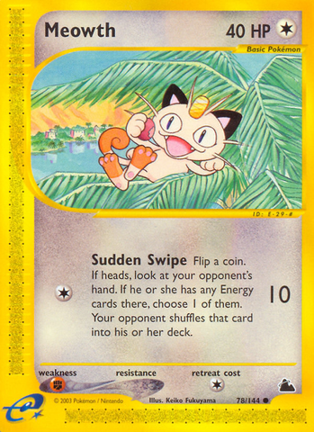 Meowth (78/144) [Skyridge] - Comfy Hobbies