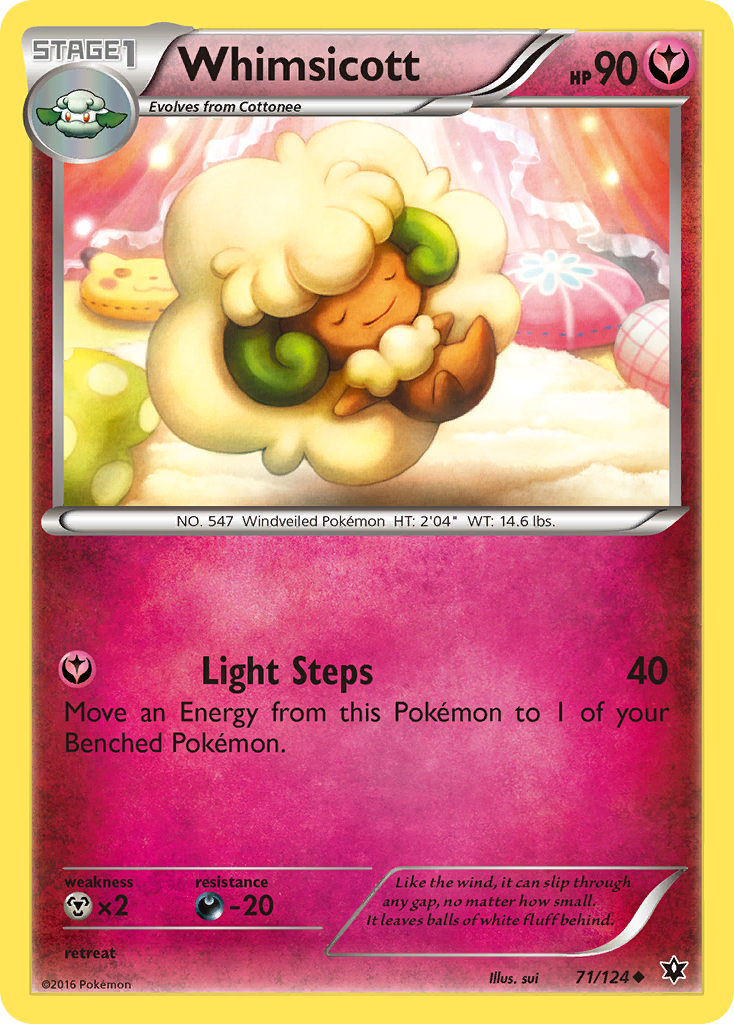 Whimsicott (71/124) [XY: Fates Collide] - Comfy Hobbies