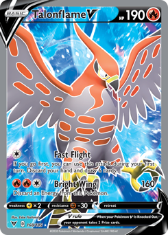 Talonflame V (168/185) [Sword & Shield: Vivid Voltage] - Comfy Hobbies