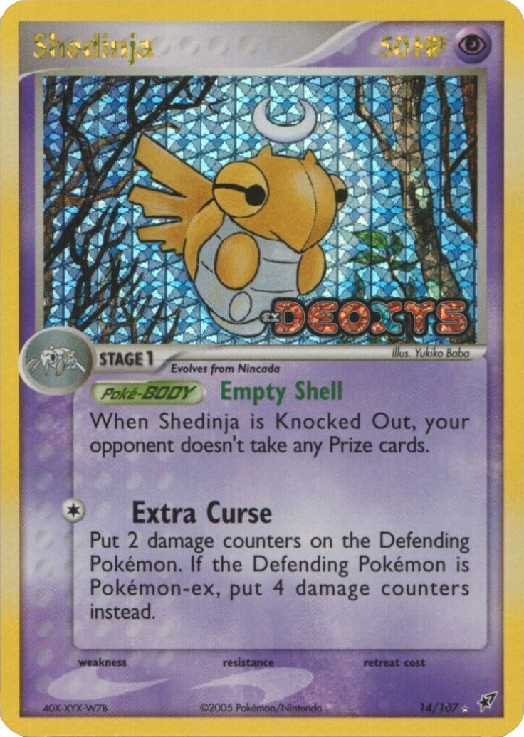 Shedinja (14/107) (Stamped) [EX: Deoxys] - Comfy Hobbies