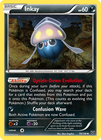 Inkay (74/146) [XY: Base Set] - Comfy Hobbies