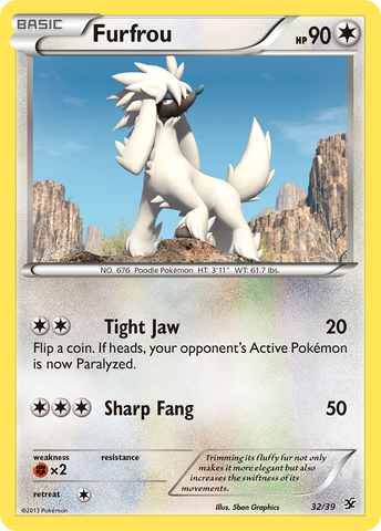 Furfrou (32/39) [XY: Kalos Starter Set] - Comfy Hobbies