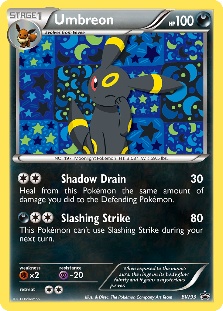 Umbreon (BW93) [Black & White: Black Star Promos] - Comfy Hobbies