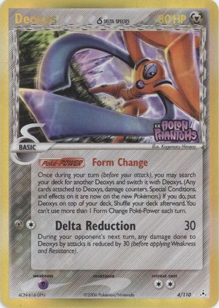 Deoxys (4/110) (Delta Species) (Stamped) [EX: Holon Phantoms] - Comfy Hobbies