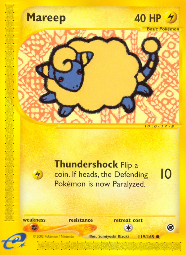 Mareep (119/165) [Expedition: Base Set] - Comfy Hobbies
