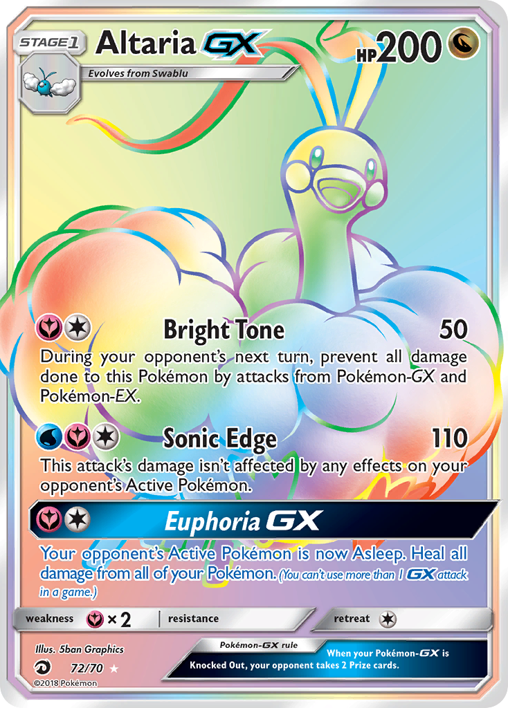 Altaria GX (72/70) [Sun & Moon: Dragon Majesty] - Comfy Hobbies