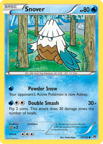 Snover (39/162) [XY: BREAKthrough] - Comfy Hobbies