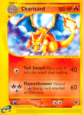 Charizard (39/165) [Expedition: Base Set] - Comfy Hobbies