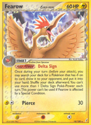 Fearow (18/100) (Delta Species) [EX: Crystal Guardians] - Comfy Hobbies