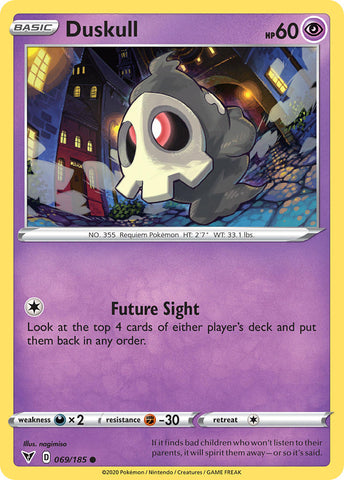 Duskull (069/185) [Sword & Shield: Vivid Voltage] - Comfy Hobbies