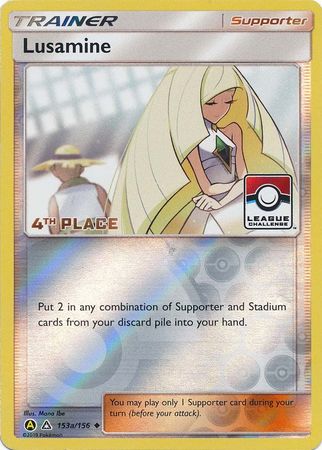 Lusamine (153a/156) (League Challenge Alt Art 4th Place) [Sun & Moon: Ultra Prism] - Comfy Hobbies