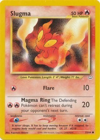 Slugma (53/64) [Neo Revelation Unlimited] - Comfy Hobbies
