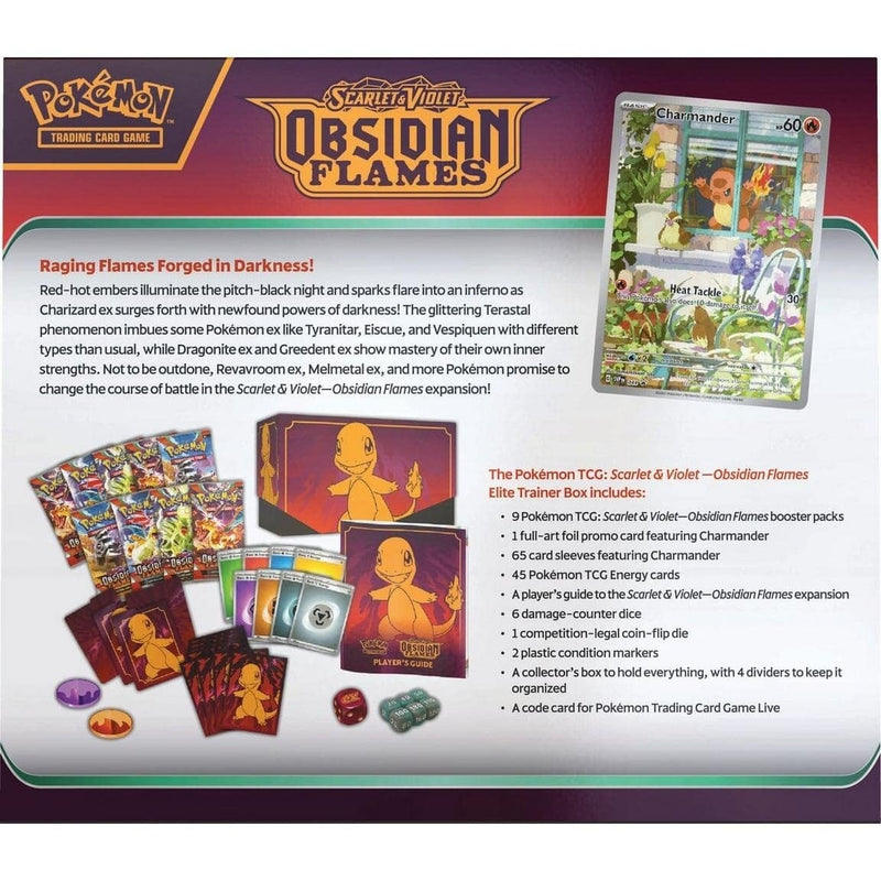 Scarlet & Violet: Obsidian Flames - Elite Trainer Box - Comfy Hobbies