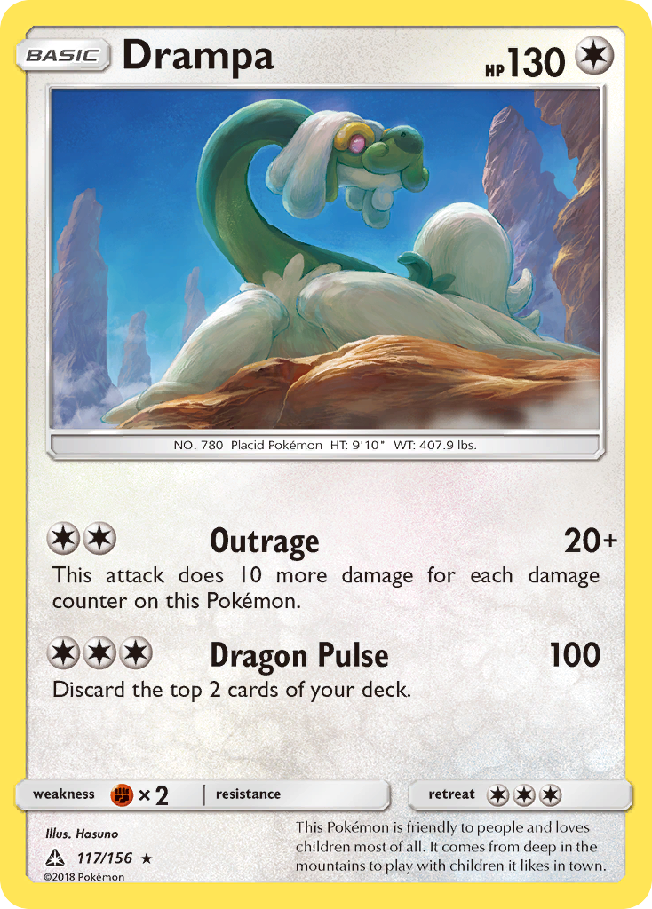 Drampa (117/156) [Sun & Moon: Ultra Prism] - Comfy Hobbies
