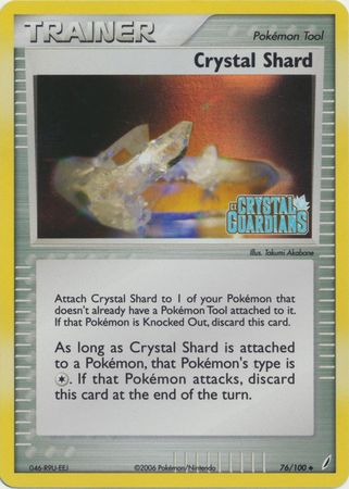 Crystal Shard (76/100) (Stamped) [EX: Crystal Guardians] - Comfy Hobbies