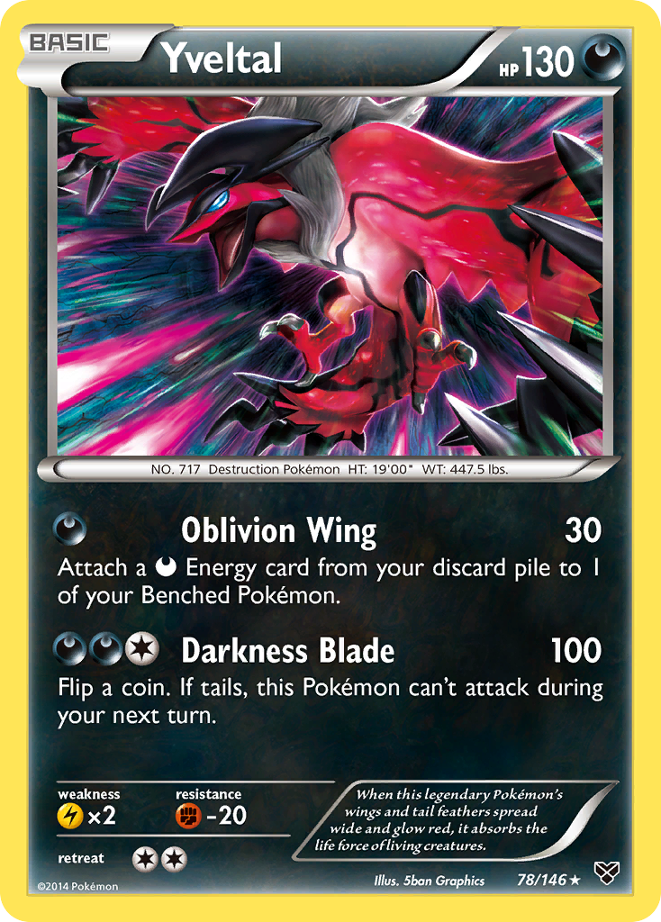 Yveltal (78/146) [XY: Base Set] - Comfy Hobbies