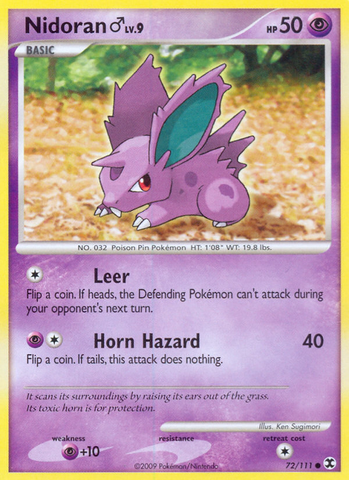 Nidoran (72/111) (Male) [Platinum: Rising Rivals] - Comfy Hobbies
