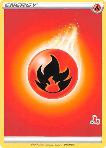 Fire Energy (Cinderace Stamp #9) [Battle Academy 2022] - Comfy Hobbies