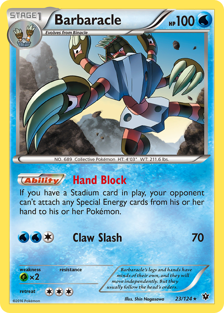 Barbaracle (23/124) [XY: Fates Collide] - Comfy Hobbies