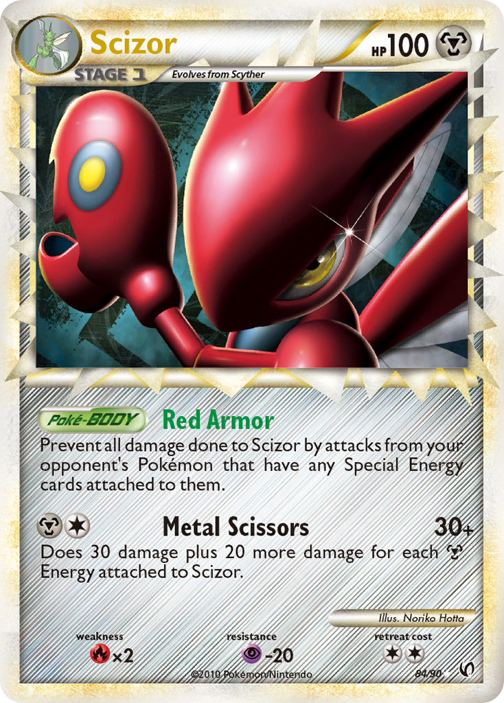 Scizor (84/90) [HeartGold & SoulSilver: Undaunted] - Comfy Hobbies