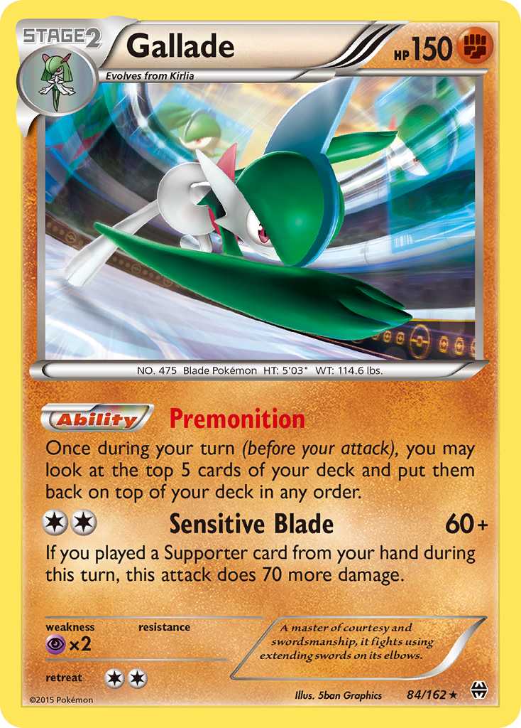 Gallade (84/162) [XY: BREAKthrough] - Comfy Hobbies