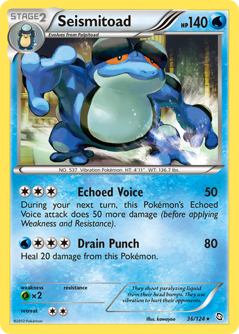Seismitoad (36/124) [Black & White: Dragons Exalted] - Comfy Hobbies