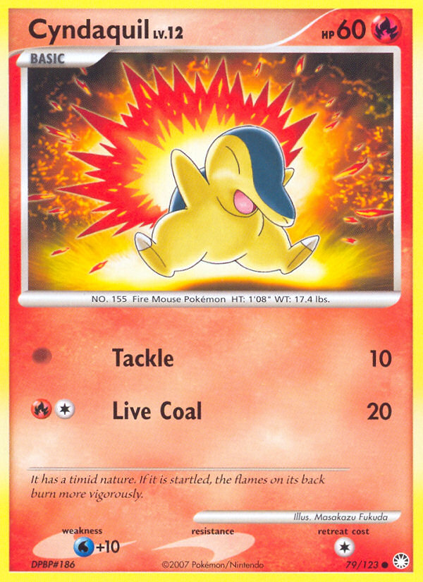 Cyndaquil (79/123) [Diamond & Pearl: Mysterious Treasures] - Comfy Hobbies