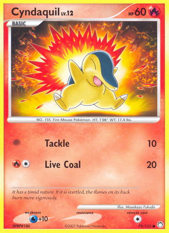Cyndaquil (79/123) [Diamond & Pearl: Mysterious Treasures] - Comfy Hobbies