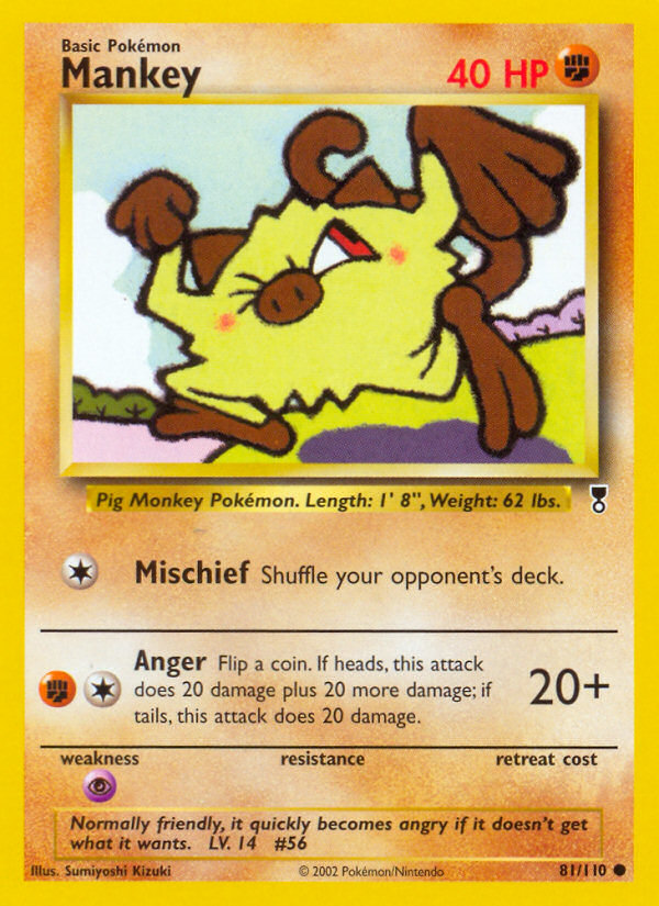 Mankey (81/110) [Legendary Collection] - Comfy Hobbies