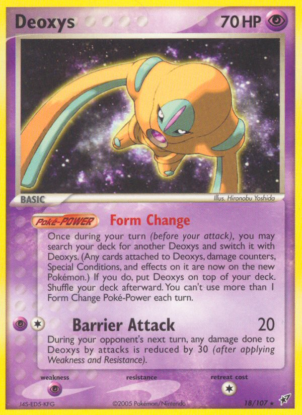 Deoxys (18/107) [EX: Deoxys] - Comfy Hobbies