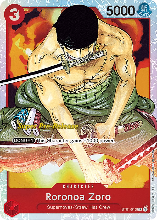 Roronoa Zoro [Super Pre-Release Starter Deck: Straw Hat Crew] - Comfy Hobbies