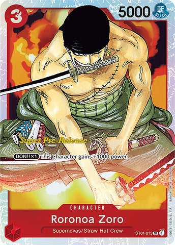 Roronoa Zoro [Super Pre-Release Starter Deck: Straw Hat Crew] - Comfy Hobbies
