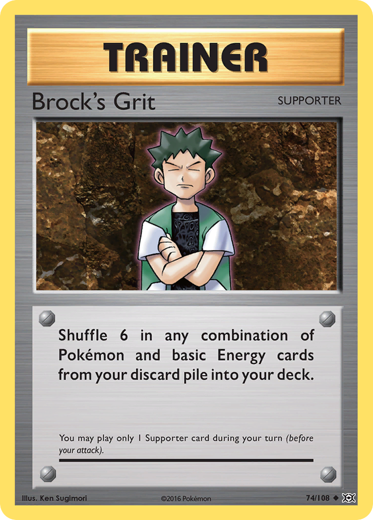 Brock's Grit (74/108) [XY: Evolutions] - Comfy Hobbies