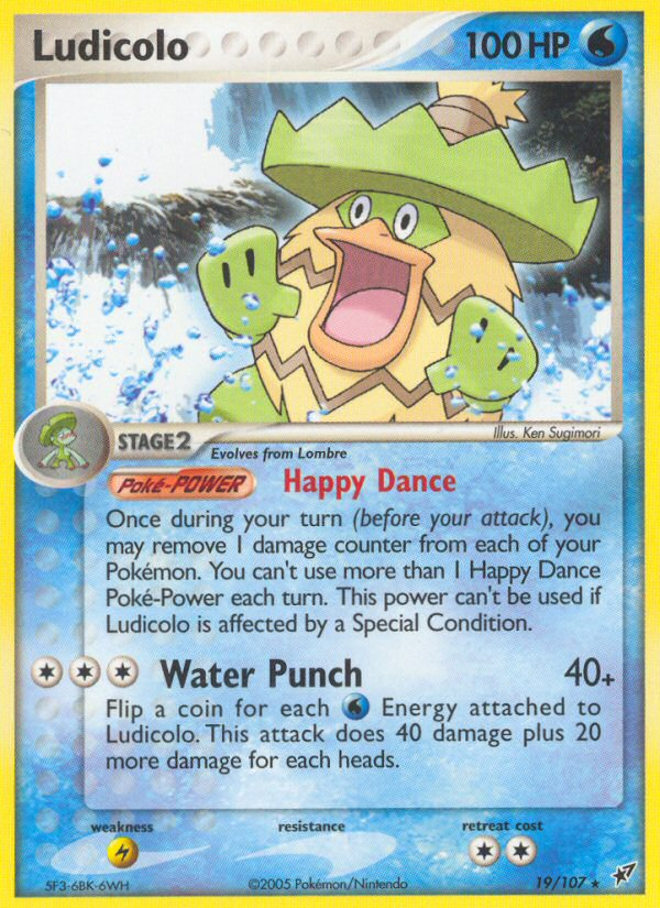 Ludicolo (19/107) [EX: Deoxys] - Comfy Hobbies
