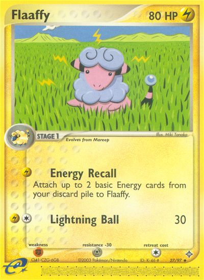 Flaaffy (27/97) [EX: Dragon] - Comfy Hobbies
