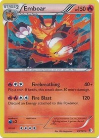 Emboar (26/149) (Cosmos Holo) (Blister Exclusive) [Black & White: Boundaries Crossed] - Comfy Hobbies