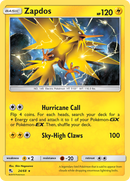 Zapdos (24/68) [Sun & Moon: Hidden Fates] - Comfy Hobbies
