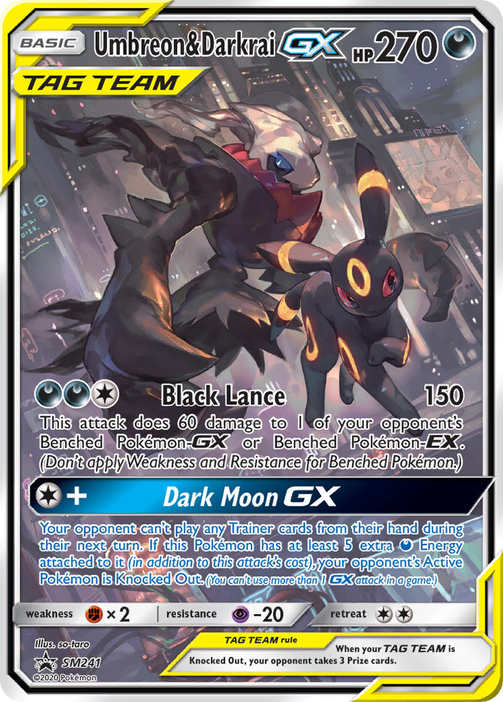 Umbreon & Darkrai GX (SM241) [Sun & Moon: Black Star Promos] - Comfy Hobbies