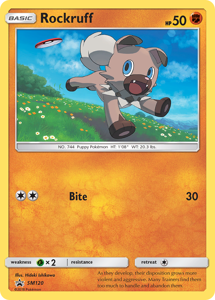 Rockruff (SM120) [Sun & Moon: Black Star Promos] - Comfy Hobbies