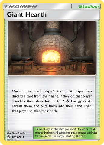 Giant Hearth (197/236) [Sun & Moon: Unified Minds] - Comfy Hobbies