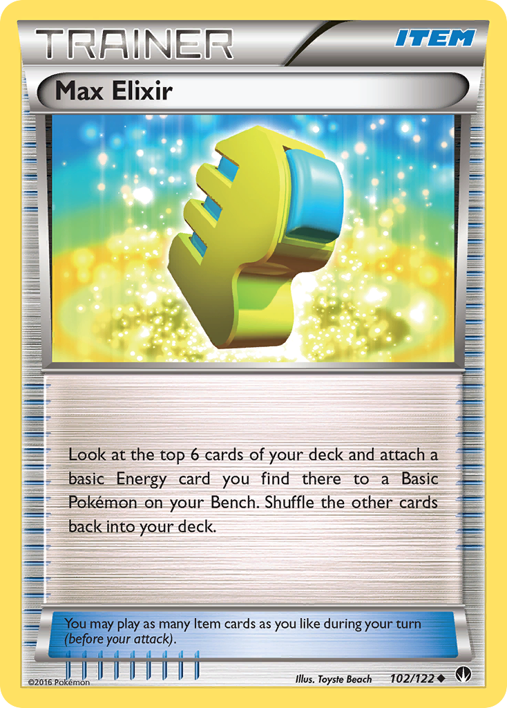 Max Elixir (102/122) [XY: BREAKpoint] - Comfy Hobbies