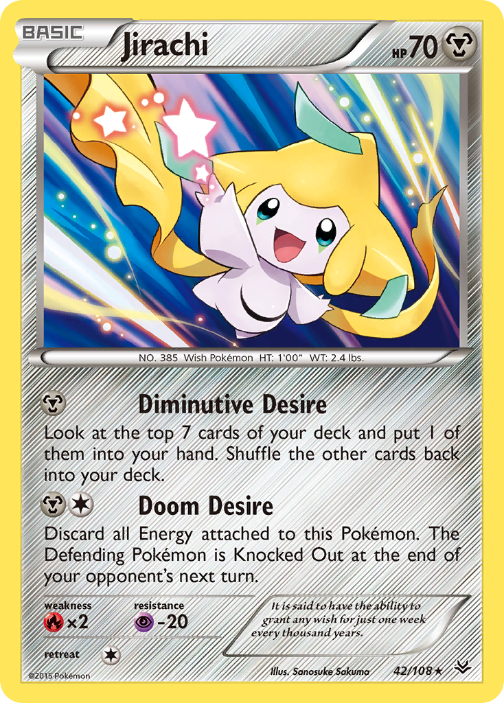 Jirachi (42/108) [XY: Roaring Skies] - Comfy Hobbies