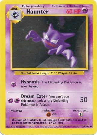 Haunter (29/102) [Base Set Unlimited] - Comfy Hobbies